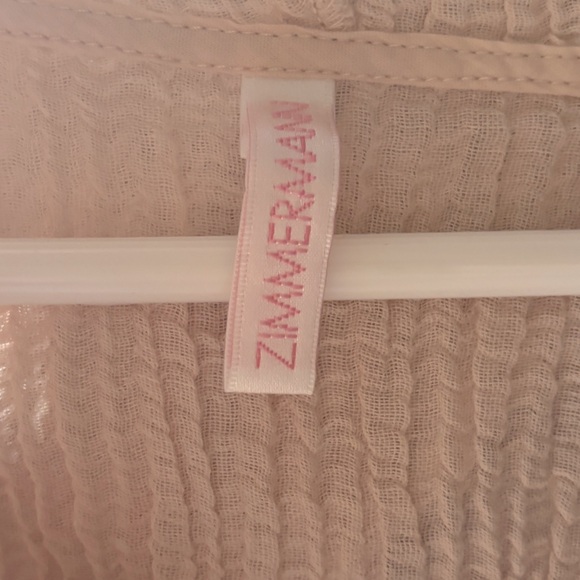 Zimmermann Kids Girls Pleated Stretchy Long Sleeve Dress or Coverup Size 10 - Picture 3 of 3